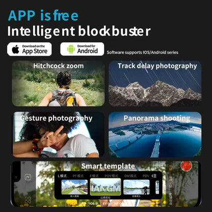 AOCHUAN 3-Axis Handheld Gimbal Stabilizer – SmartXE for iPhone & Android with AI Face Tracking for TikTok & Vlog