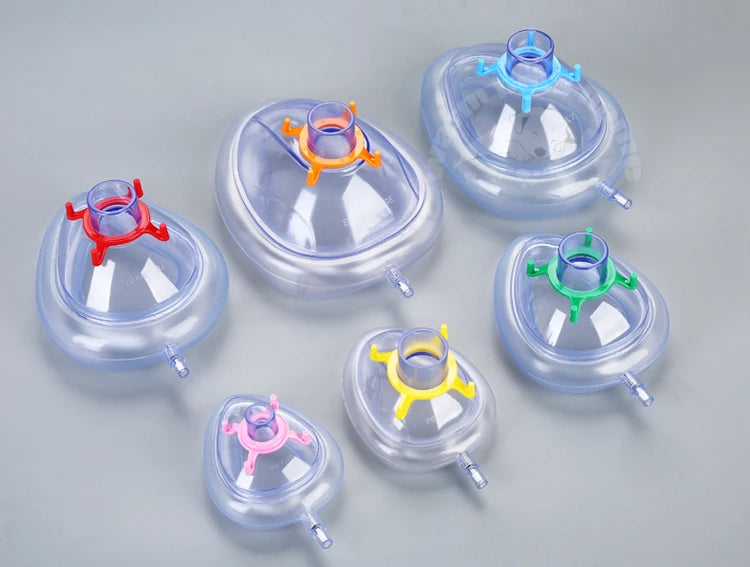 Pvc Doctors Mask PVC Sterilized Disposable Anesthesia Masks — Resuscitation Face Masks ...