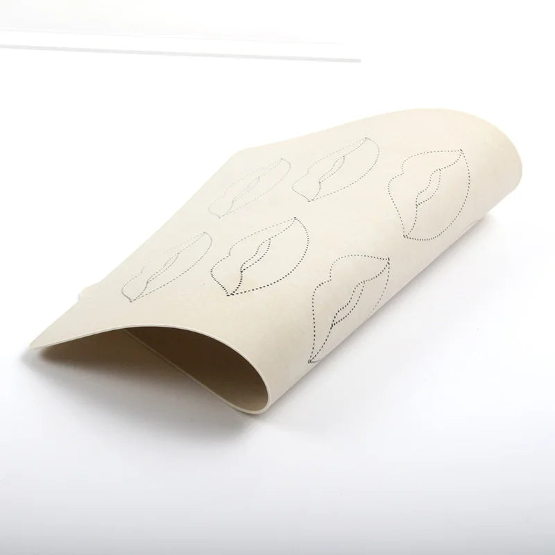 1/5/10PCS Lip Tattoo Practice Skin – No Ink Permanent Makeup Training for Microblading