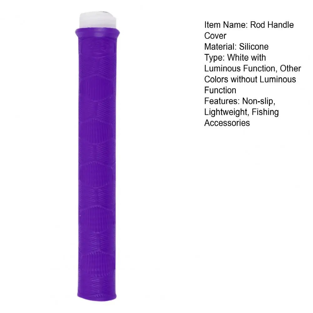 Silicone Fishing Rod Handle Cover – Non-Slip Grip Sleeve 17-32MM Universal Pole Protector Accessory