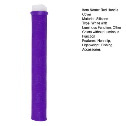 Silicone Fishing Rod Handle Cover – Non-Slip Grip Sleeve 17-32MM Universal Pole Protector Accessory