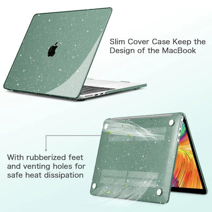 EGYAL Hard Shell Case for MacBook Air 15 M2 & 13.6" 2022, MacBook Pro 13 M1/Pro 14/16, M1 Air 13 A2337