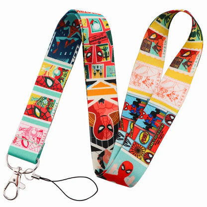 Cartoon Credential Holder Keychain – Cool Lanyard for Key, ID Card, Gym Badge & Cosplay Gift
