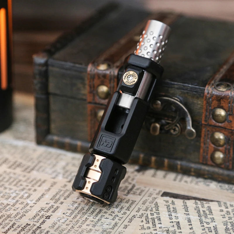 Musketeers Gun Bolt Type Fidget Spinner – Metal EDC Haptic Slider, ADHD Stress Relief & Office Desk Toy for Adults