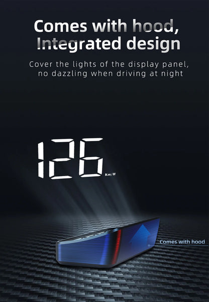 Car Head-Up Display M2 – HD GPS Speedometer, Digital Speed KMH Projector for All Cars, Auto Electronics Accessories
