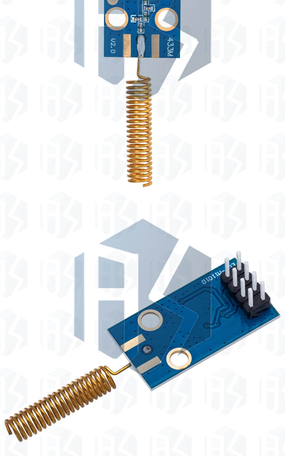 CC1101 Wireless Module - 10mW, 433MHZ/868MHZ, Long Distance Transmission 300-1000M with SMA Antenna, Wireless Transceiver