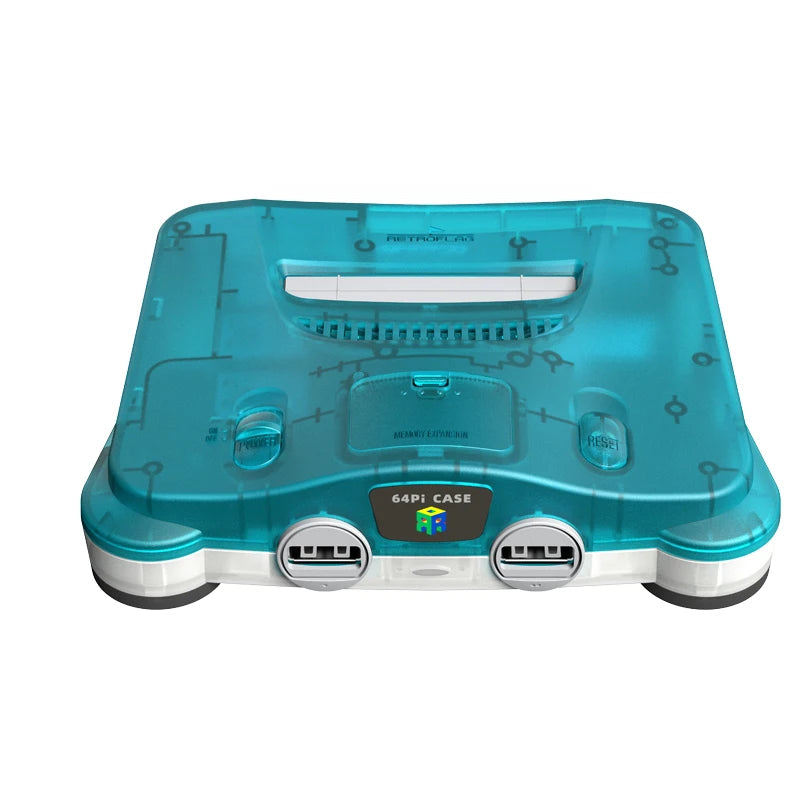 RetroFlag 64Pi Retro Gaming Case for Raspberry Pi 5 – Dual USB Ports, SD Card Storage, Safe Shutdown & Reset Support