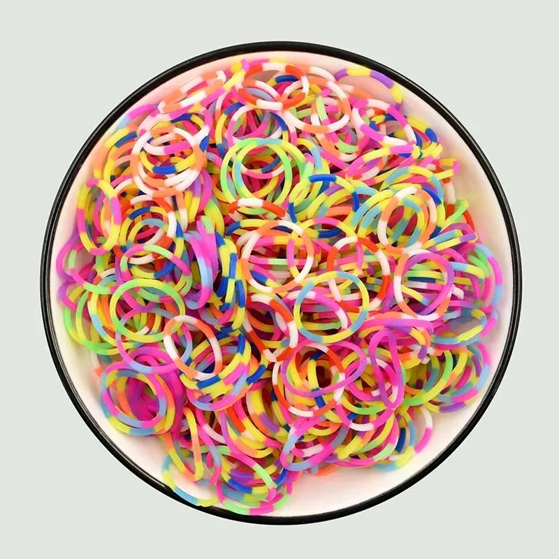 Loom Rubber Bands Refill Kit – DIY Bracelet Making Craft Set for Kids, Creative Weaving Toy Gift