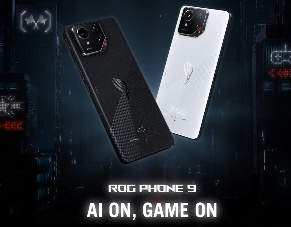 World Premiere ASUS ROG Phone 9 – Snapdragon 8 Elite 5G Smartphone, 6.78'' 185Hz AMOLED Display, 5800mAh, NFC, ROG 9 Pro