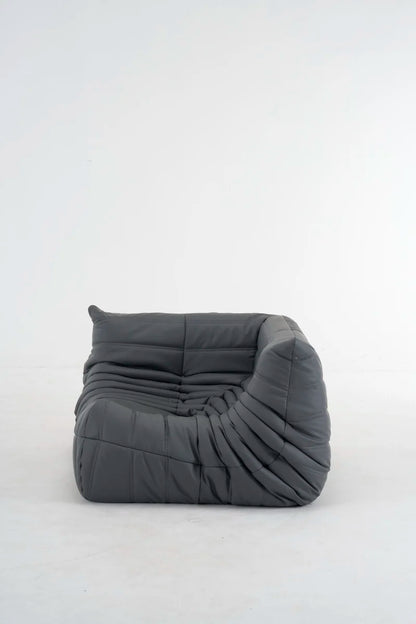 Caterpillar Togo Single Sofa – Tatami-Style Leisure Chair for Living Room or Bedroom, Reading & Relaxing Seat