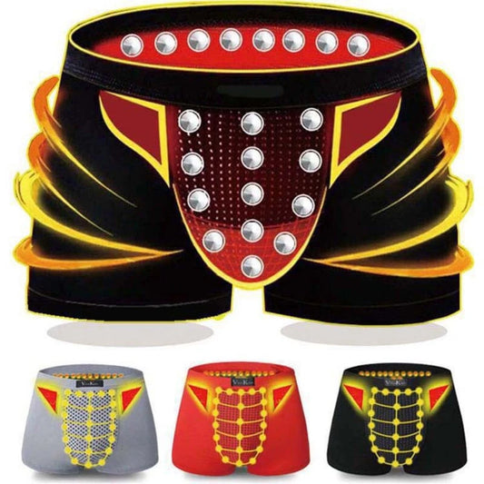 L-6XL 2023 Men's Physiological Underwear – Enlargement Health Boxer Shorts with Tourmaline Prostate Magnetic Therapy