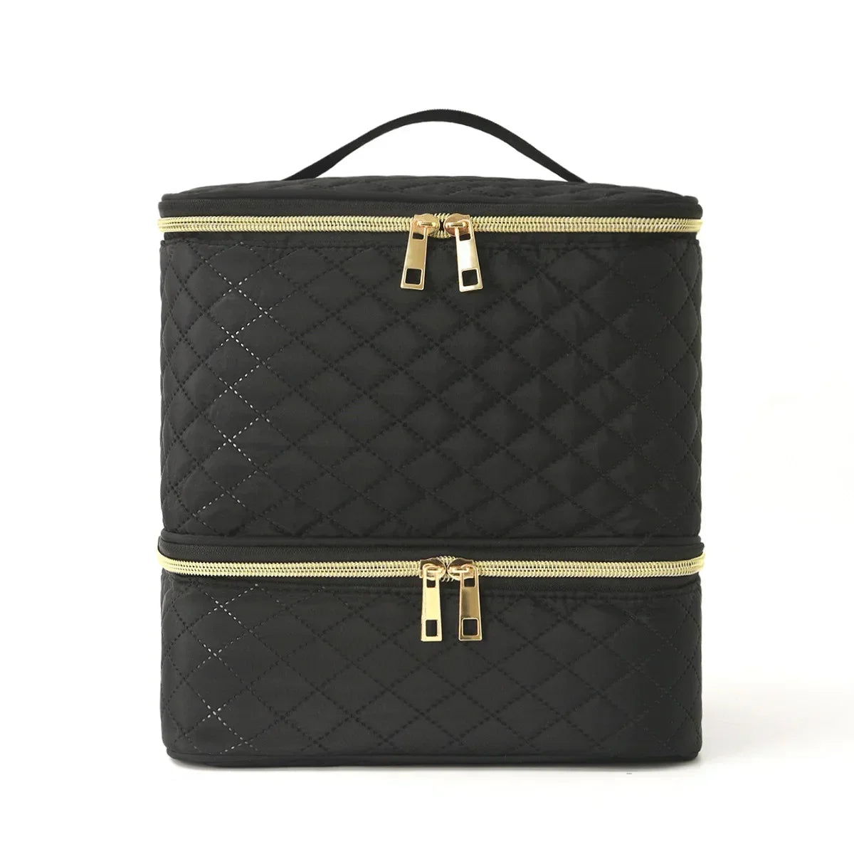 Nail Polish & Essential Oil Storage Bag – Portable Double-Layer Cosmetic Organizer with 30 Compartments