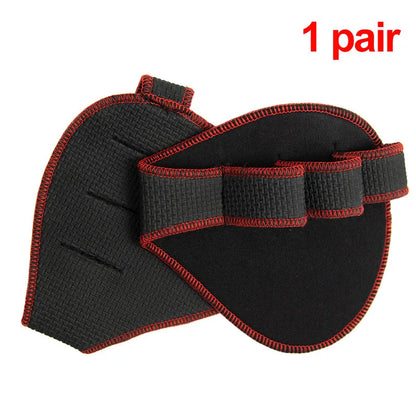 Half-Finger Gym Fitness Gloves – Palm Protectors for Weightlifting, Dumbbell Grips & Workout Training