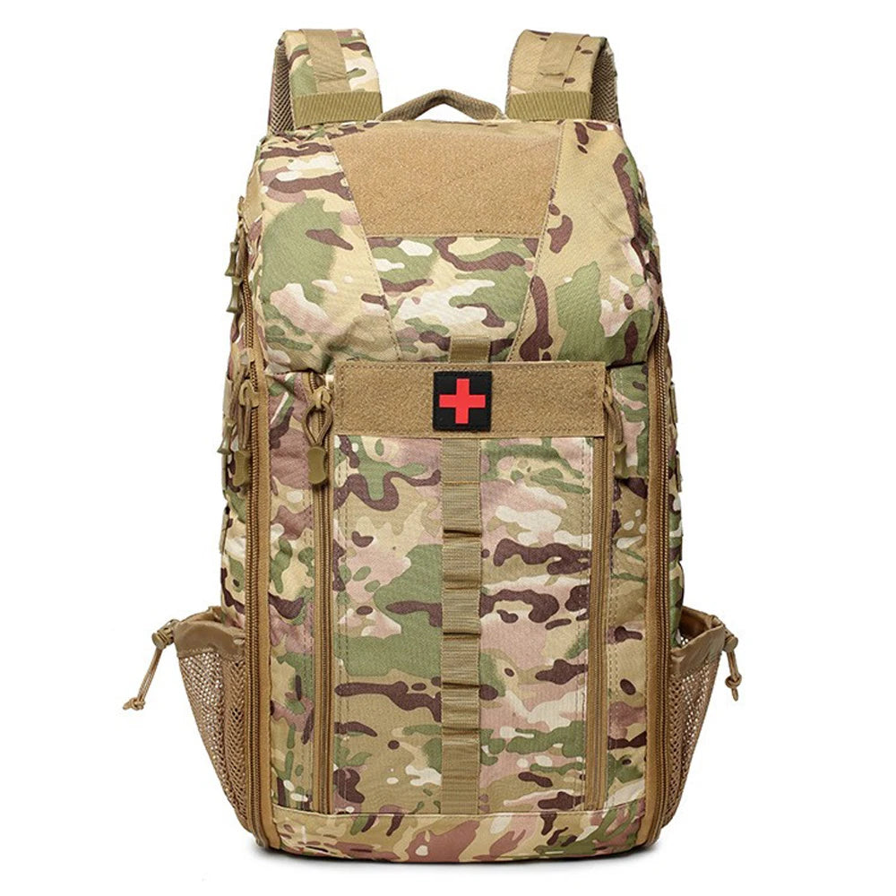 Tactical Outdoor Medical Backpack – Large Capacity Emergency & Camping Bag