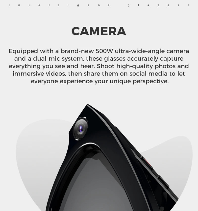Xiaomi AI Smart Glasses — 1080P HD Polarized Sunglasses with Camera, Video Recorder & Sports Surveillance DVR