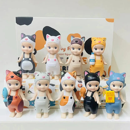 Sonny Angel Blind Box, Cat Life Series Mini Cat Action Figures, High-Quality Ornaments, Dolls for Fans, Children’s Christmas Gift