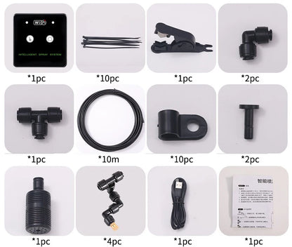 WiFi Rainforest Sprayer — Automatic Timed Mist System Kit for Reptiles & Irrigation