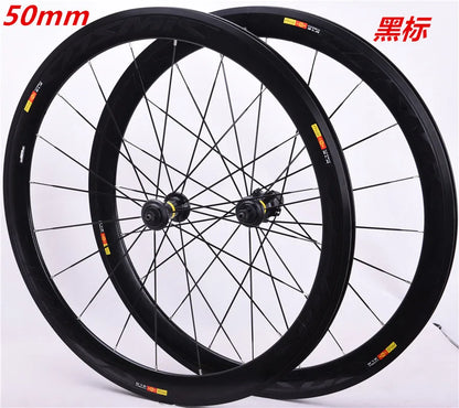 700C High-Quality Bike Wheelset – 40/50mm V-Brake & Disc, Aluminum Road & Fixed Gear Bicycle Wheels