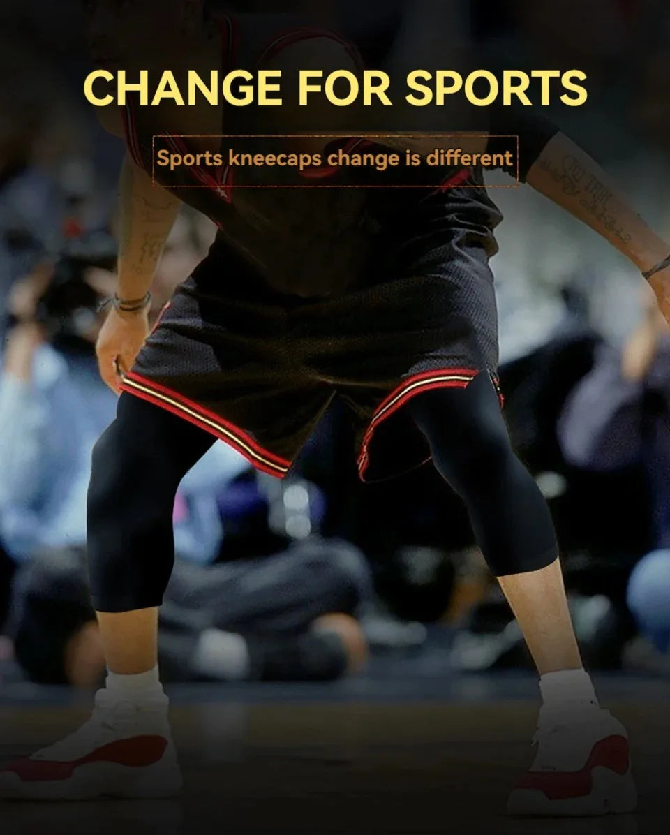 Basketball Knee Pads – Unisex Elastic Compression Leg Sleeves for Running, Cycling & Outdoor Sports