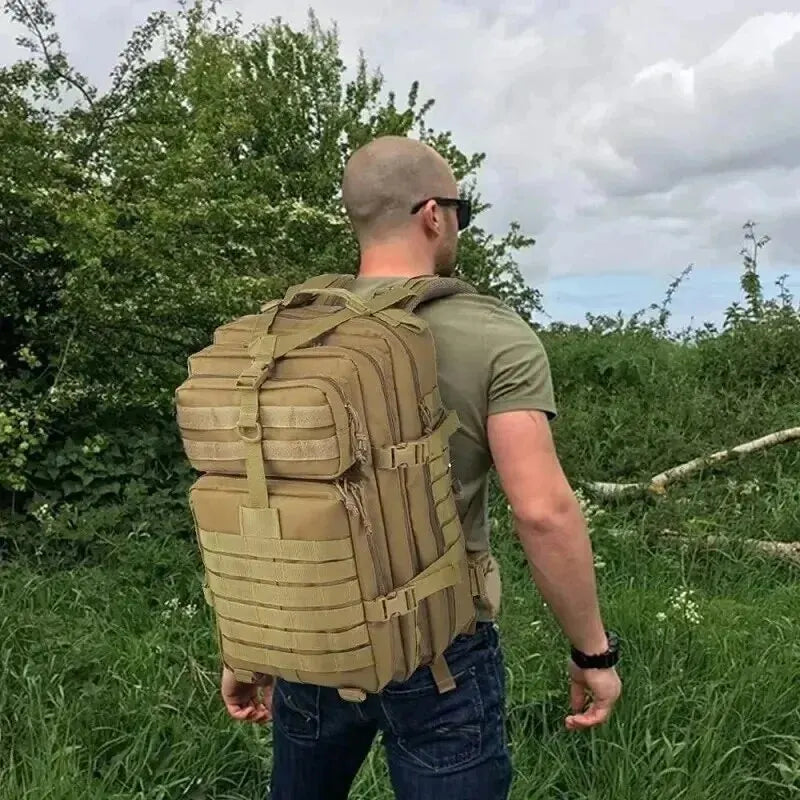 Big Capacity Men's Hiking Backpack | Army Tactical Camouflage Travel Outdoor Backpack | Military Gear