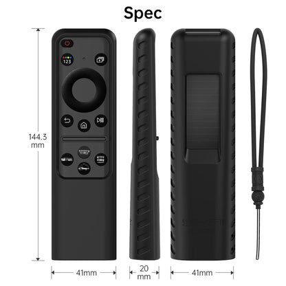 Sikai Silicone Case for Samsung SolarCell 2023 Remote: Anti-Lost Protection with Lanyard - Compatible with TM2360E BN59-01432A and TM2361E BN59-01439A Smart TVs