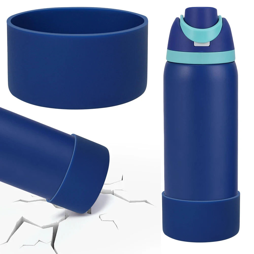 Silicone Water Bottle Boot – Anti-Slip Bottom Protector for Owala 32oz Flask Water Bottle