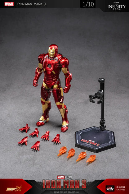 ZDTDS Iron Man & War Machine Legends Action Figures – MK37 Hammerhead, MK12, MK38 Igor, MK9 Iron Patriot Collectible Toy