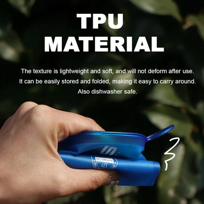 200ml Foldable Sports Water Cup — Lightweight, Portable Soft Cup for Marathon, Running & Cross-Country Activities