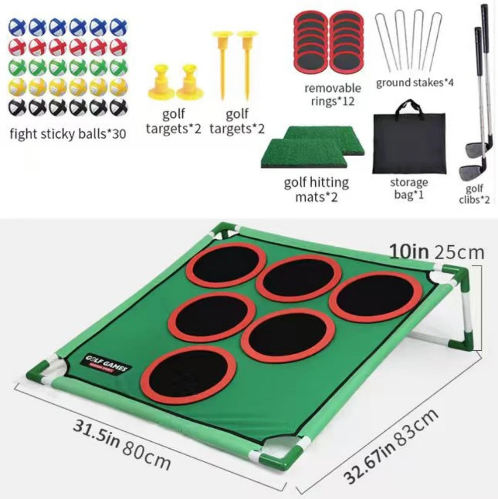 Govllfoz Golf Practice Mat – Warm & Cozy Gaming Blanket for Golf Techniques, Sticky Ball, Tiled or Hanging