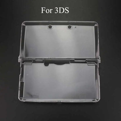 YuXi Clear Plastic Crystal Case — Hard Shell Protective Cover for NDSL, NDSi, New 3DS XL & GBA SP Game Console