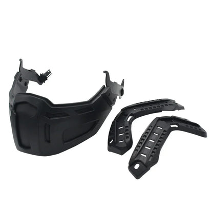 Tactical FAST Helmet Half Face Mask with Flip Goggles – Airsoft, Paintball, and Hunting Gear Accessories