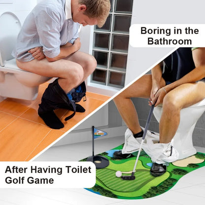Set of 5 Toilet Golf Balls – Fun Leisure Indoor Golf Game, Perfect Gift for Dad or Boyfriend