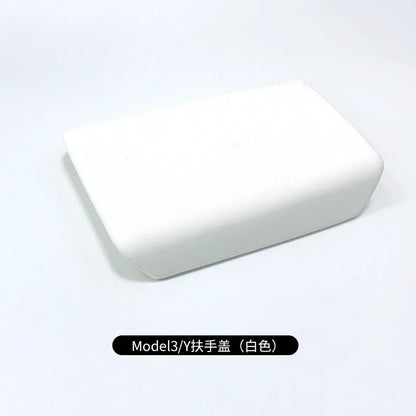 Armrest Box Protective Cover – TPE Center Console Pad for Tesla Model 3 2023 & Model Y HW4.0 Accessories