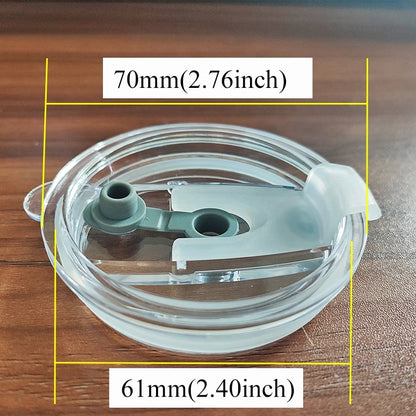 Y-Sealing Cup Lid — 12/16/20/30oz Spill-Proof Replacement for Ozark Trail, RTIC & Yeti