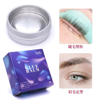 12g Transparent Eyelash Lift Glue – Non-Irritating Eyebrow & Lash Fixing Adhesive Balm