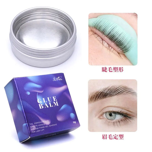 12g Transparent Eyelash Lift Glue – Non-Irritating Eyebrow & Lash Fixing Adhesive Balm