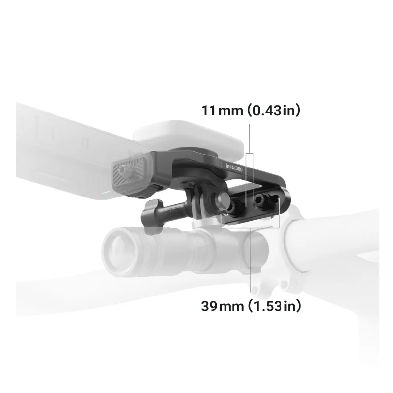 Original Bike Computer Mount for Insta360 X5/X4/X3/ACE – Aluminum Handlebar Clamp Bracket