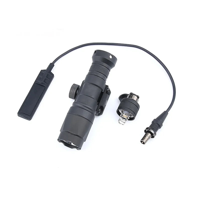 WADSN Surefire M300A Tactical Flashlight - Mini Weapon Scout LED Light, 20MM Rail Mount, Momentary & Constant-On Mode
