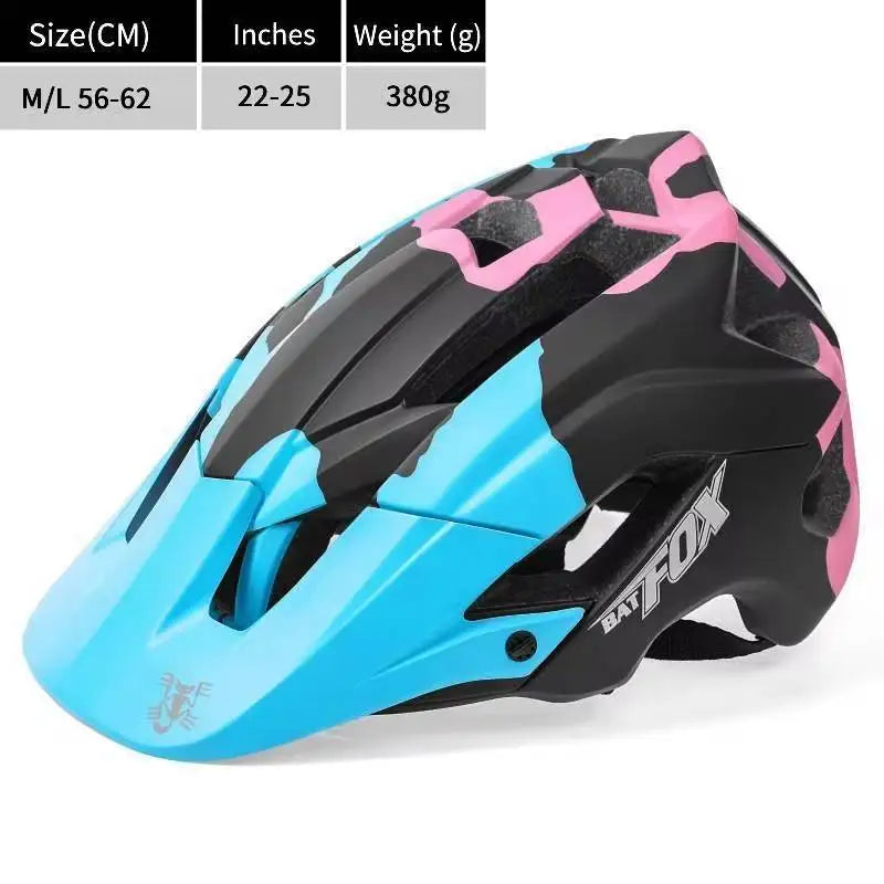 BATFOX Ultralight Bike Helmet – Molded Mountain & Road Helmet for Men, DH AM Cycling Equipment, Casco Ciclismo Bicicleta