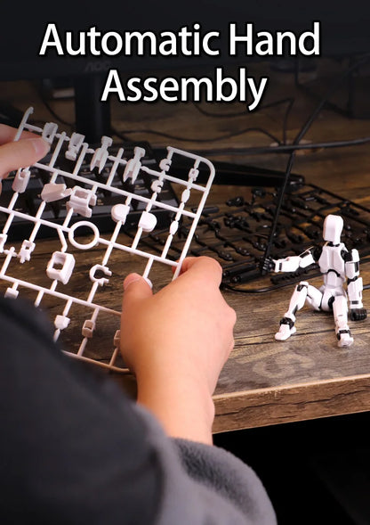 Multi-Jointed Shapeshift Robot 3D Printed Mannequin – 13 Action Figures for Kids & Adults, Parent-Child Games & Gifts