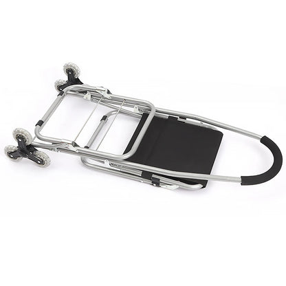 Multifunctional Folding Art Cart — Stair-Climbing Trolley with Storage, Ideal Gift for Art Students & Art Exams