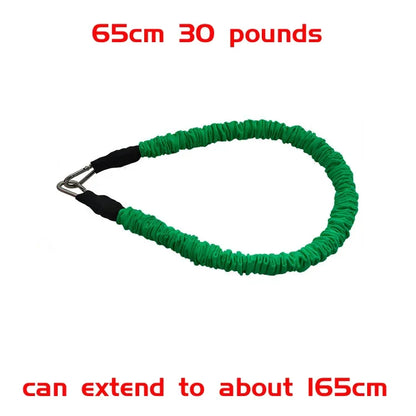 Thickened Latex Resistance Bands — 30/42/65/80cm Pull Rope for Gym, Fitness Training & Taekwondo (Customizable)