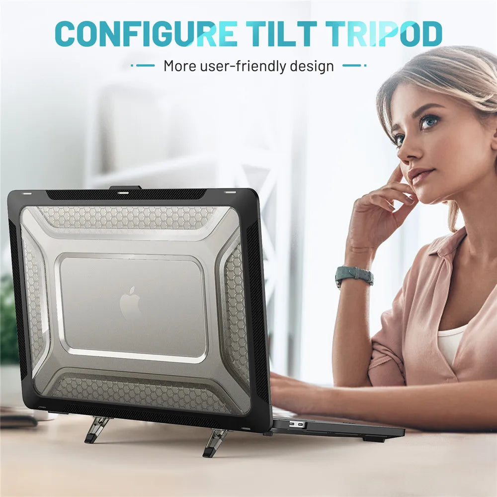 2023 New MacBook Laptop Case - Compatible with MacBook Pro 14, Air M2 13.6, Pro 16 and 13 - M1 M2 M3 Chip Protective Cover Accessories