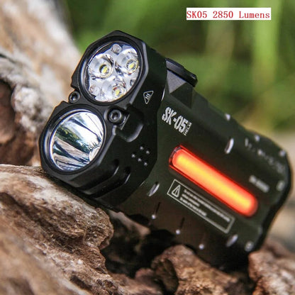 Original Outdoor Multifunctional LED Flashlight – 4360LMS Long-Range Strong Light with Ultra-Long Battery Life, Rechargeable for Camping