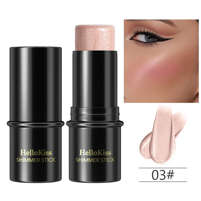 Highlighting & Bronzer Stick - Face Brightening Blusher, Rouge Concealer Pen, Long-Lasting Corrector & Nose Contouring Cosmetics
