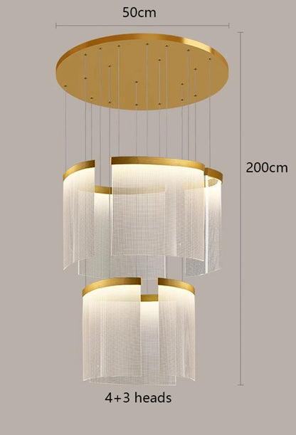 Modern LED Ceiling Pendant Lamp – Decorative Indoor Lighting Chandelier for Bedroom & Dining Room