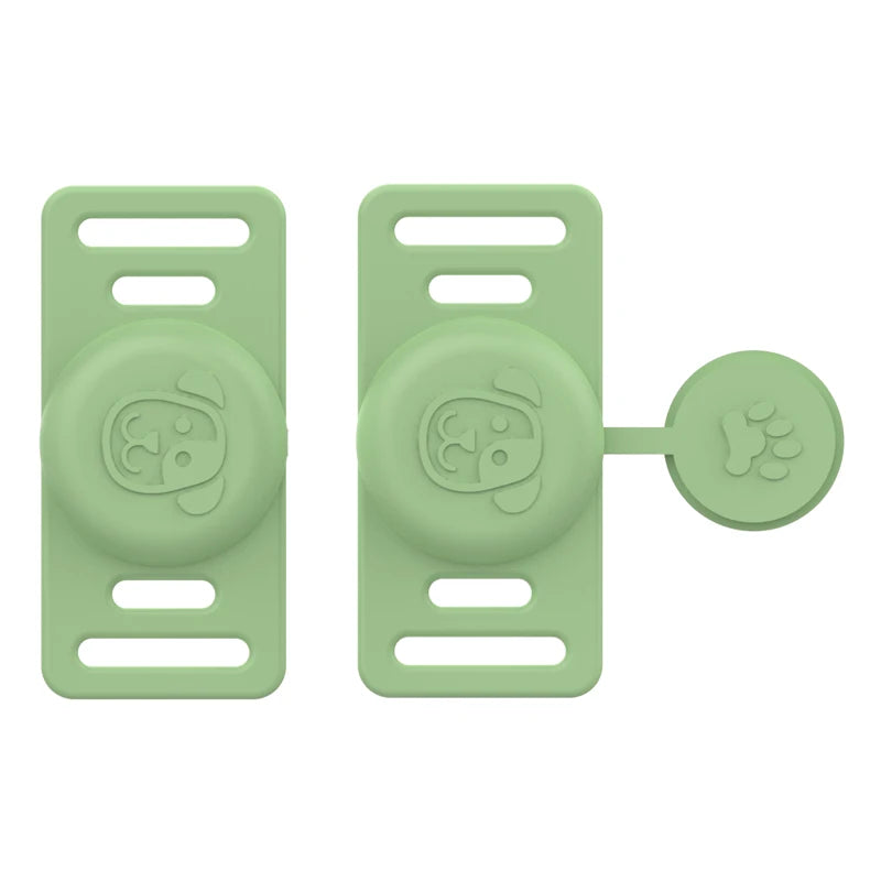 Airtag Dog Collar Holder – Silicone Protective Case for Apple AirTag, Full Body Cover Fits All Collar Sizes