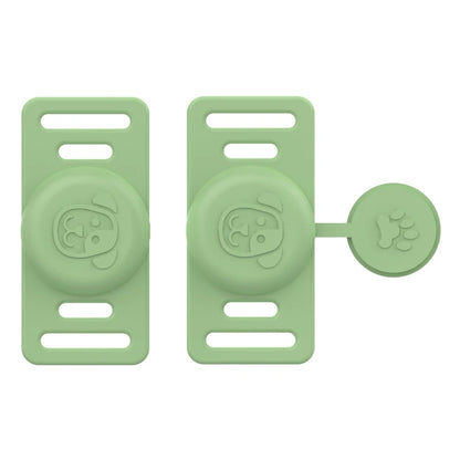 Airtag Dog Collar Holder – Silicone Protective Case for Apple AirTag, Full Body Cover Fits All Collar Sizes