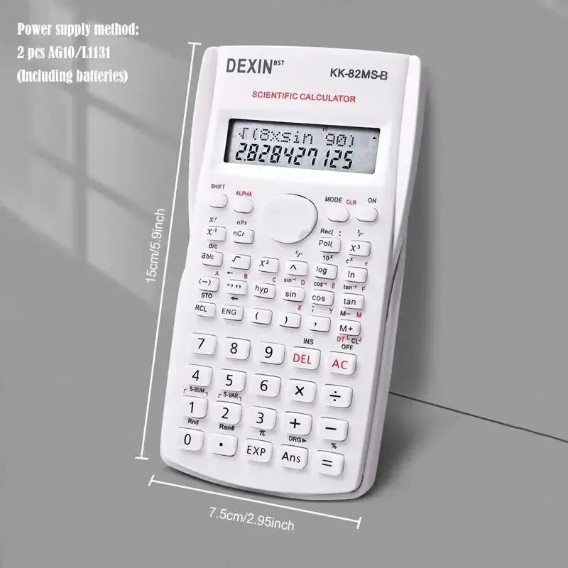 Engineering Scientific Calculator - 2 Line Function, Fraction & Statistic Calculator for School Use