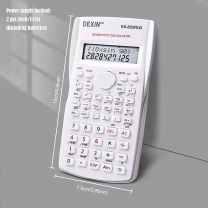 Engineering Scientific Calculator - 2 Line Function, Fraction & Statistic Calculator for School Use